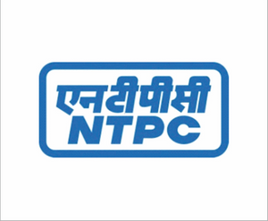 NTPC logo with blue text on a white background