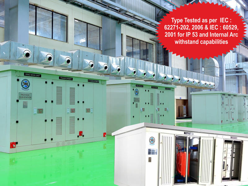 6x1000kVA, 2x500kVA