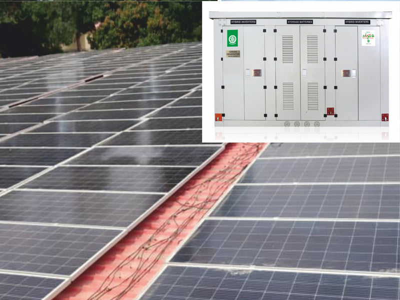 230kW Solar Energy at 3 nos.
